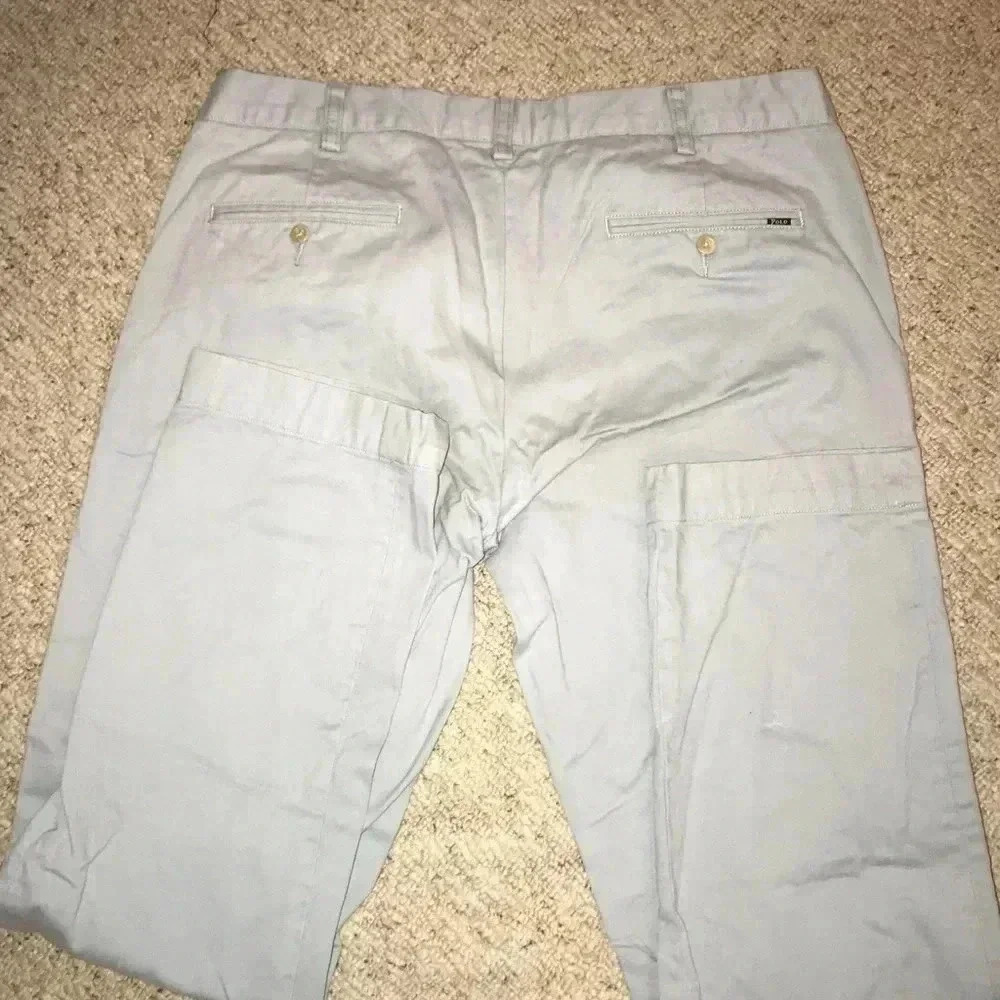 COPY - MENS POLO LIGHT BLUE SLACKS SIZE 35-32 - Picture 7 of 8